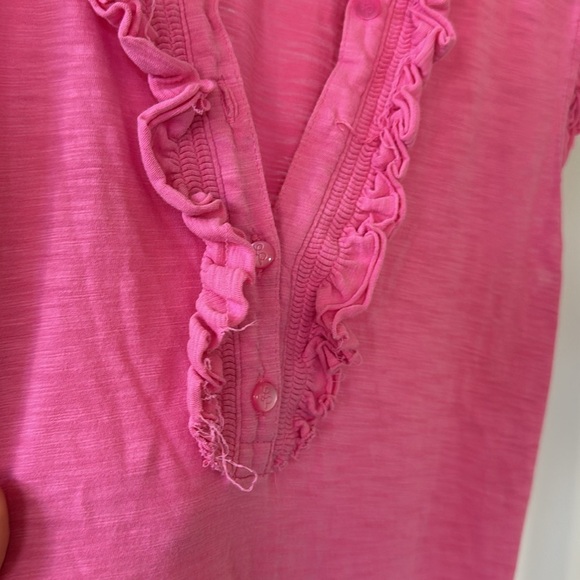 Lilly Pulitzer pink top women’s blouse - Picture 3 of 5